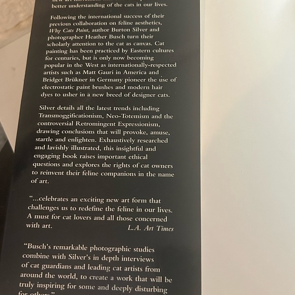 Colorful Vintage Cat Art Print Book Home Decor “Why Paint Cats” - Picture 8 of 15